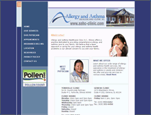 Tablet Screenshot of aahc-clinic.com